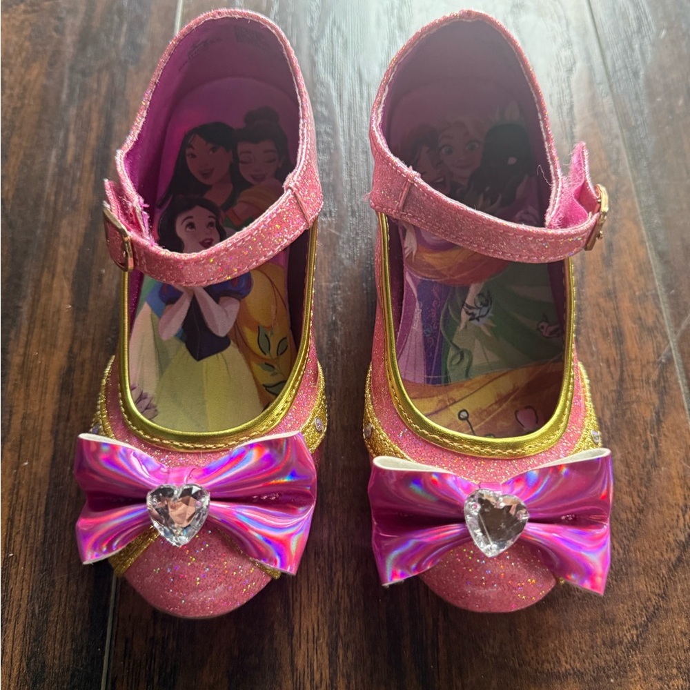 Disney Princess Toddler Girl Low Heel Dress Up Shoes